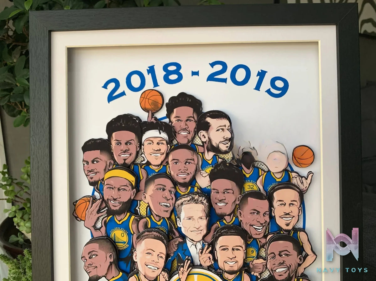 KALA HOME Studio – Golden State Warriors #01 3D Decorative Painting NBA