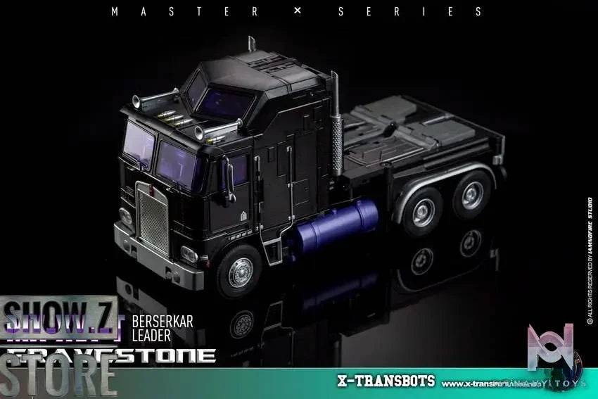 X-Transbots Studio – MX-12T Gravestone Motormaster Youth Version x MX-12B Trailer for MX-12A Gravestone Motormaster w/MX-12C Accessory Pack Transformers