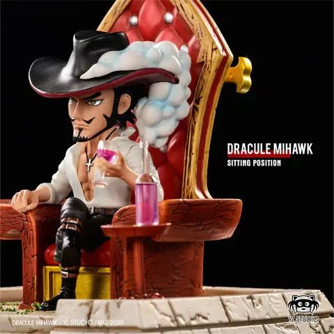 Yz Studio - One Piece Seven Warlords of the Sea Dracule Mihawk resin statue Navy Toys anime figure