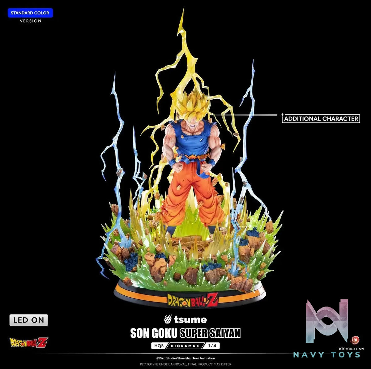 Tsume Studio – Dragon ball Son Goku Super Saiyan HQS Dioramax (Licensed)
