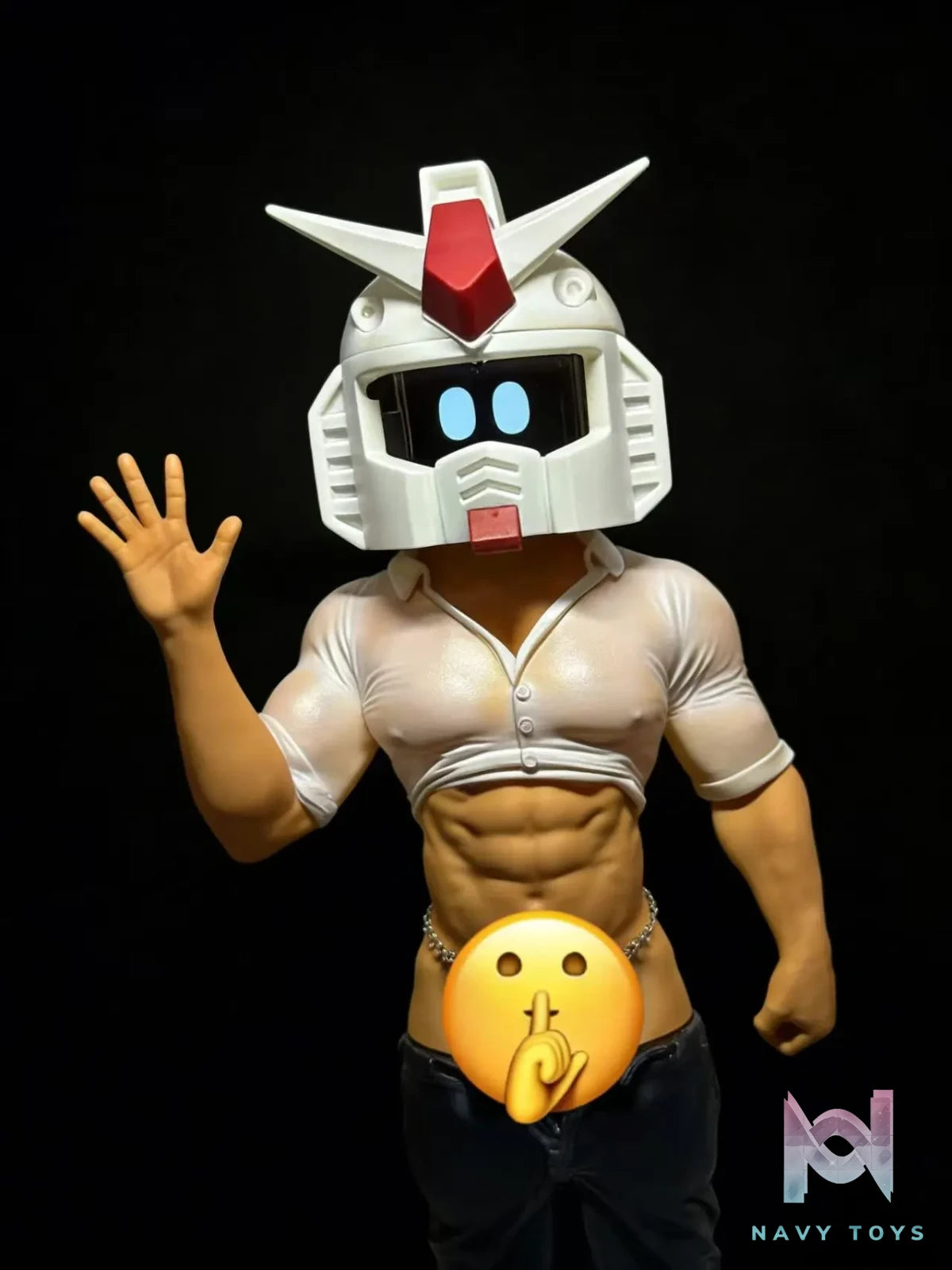 Salted Fish Studio – AI Salted Fish “hi” X “waiter” Statue (Licensed)