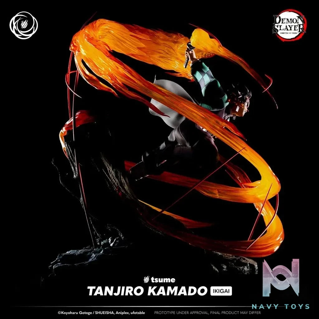 TSUME Studio - Demon Slayer Tanjiro Kamado (Licensed) resin statue Navy Toys anime figure