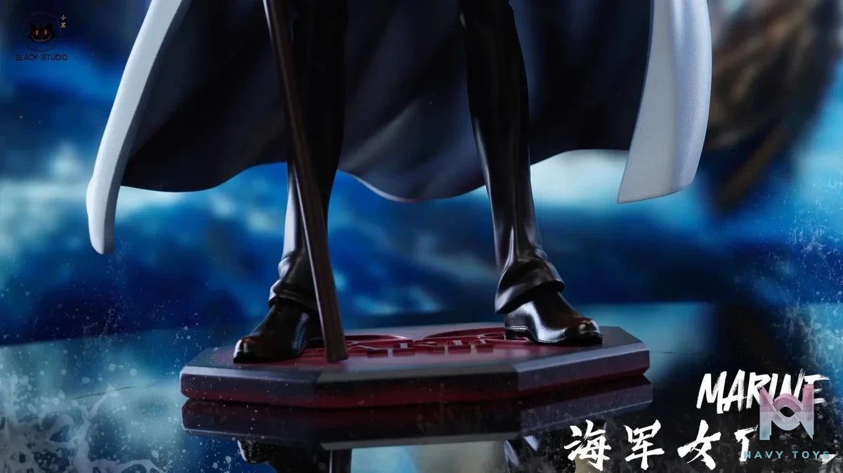Black Studio - One Piece Marine Giant 3 Marine Female Giant resin statue Navy Toys anime figure