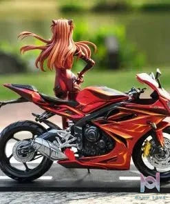 Aetheria Studio X SX Studio - Asuka Langley Sohryu Motorcycle Girl Neon Genesis Evangelion resin statue Navy Toys anime figure