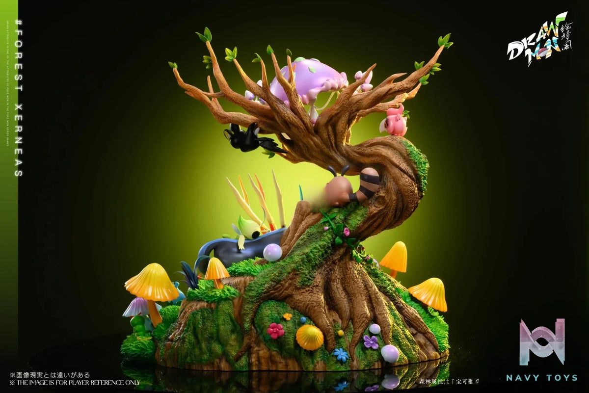 Drawmon Studio – Pokémon Forest Chapter Sleeping Xerneas