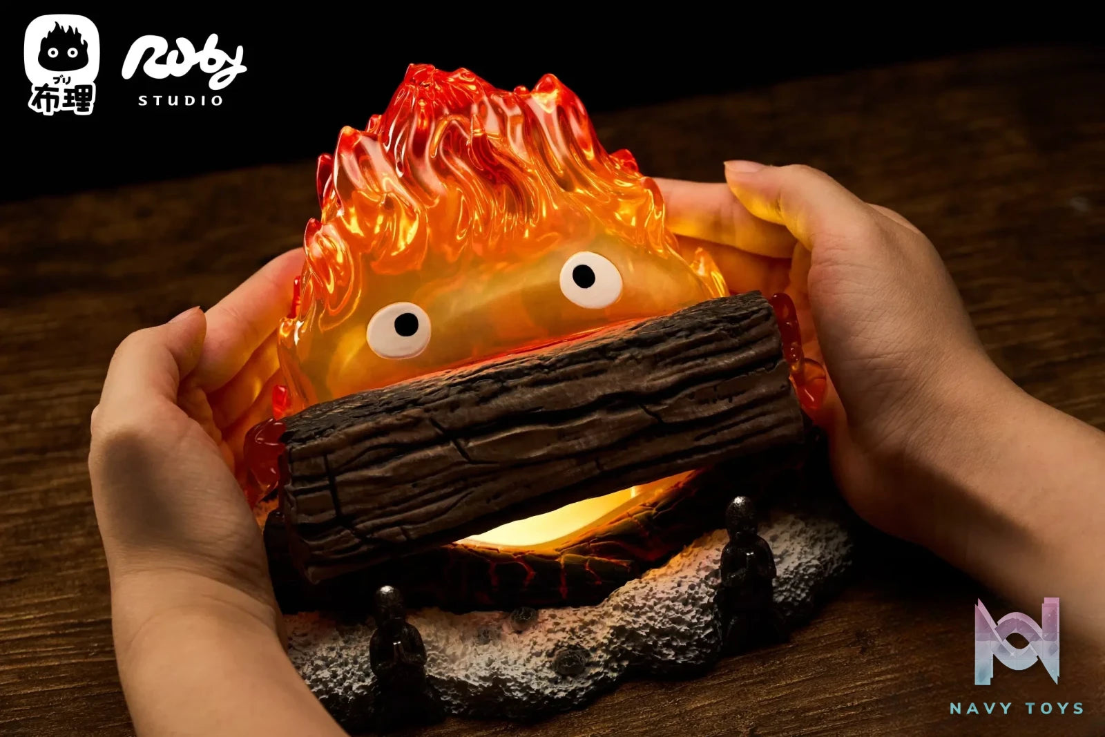 Ruby ​​Studio & Buri Studio – Howl’s Moving Castle Calcifer Night Light