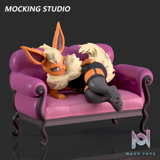 Zhu Yi Wan Jia Studio – Pokémon Succubus Eevee #last Leather Queen Flareon