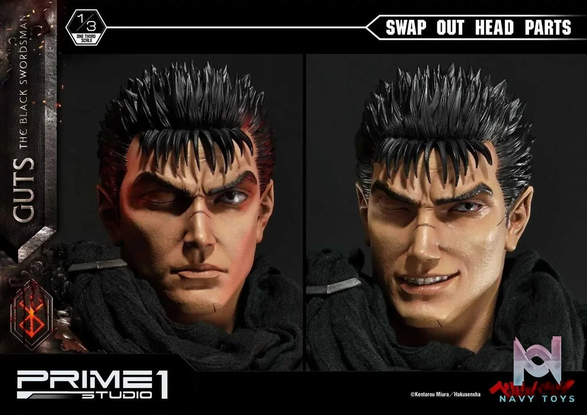 Museum Masterline Berserk Guts The Black Swordsman MMBR-01 MMBR-01DX (Licensed) - Prime 1 Studio resin statue Navy Toys anime figure