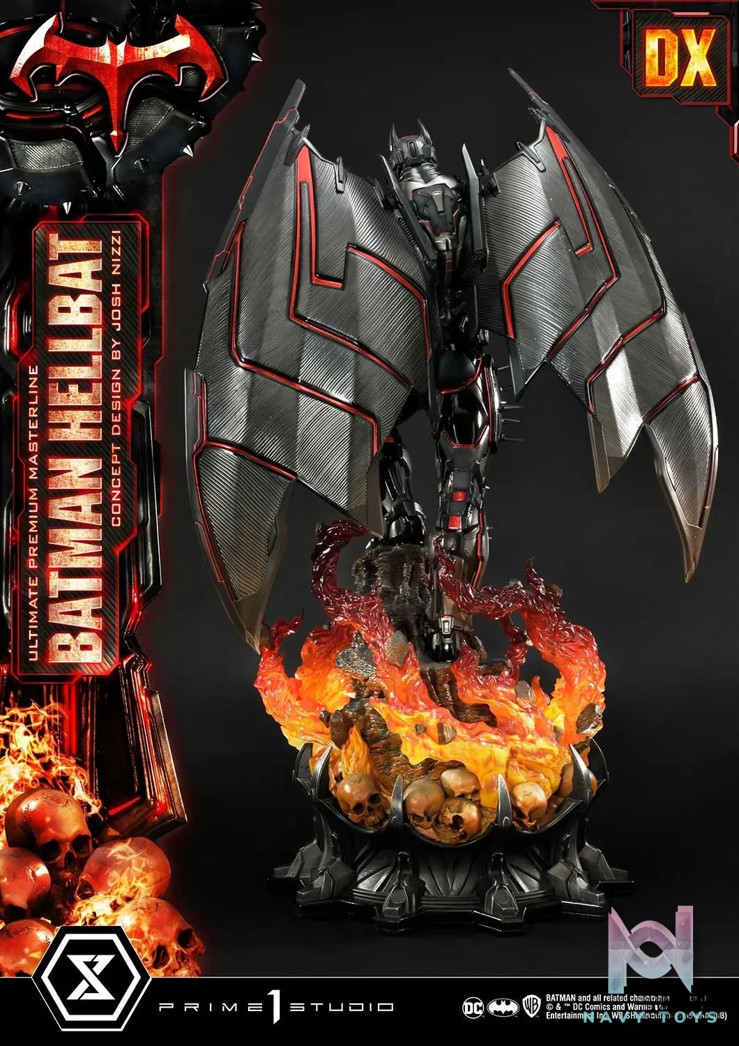 Prime 1 Studio – Ultimate Premium Masterline Batman (Comics) Batman Hellbat Concept Design by Josh Nizzi UPMDC-06 UPMDC-06DX UPMDC-06DXS (Licensed)