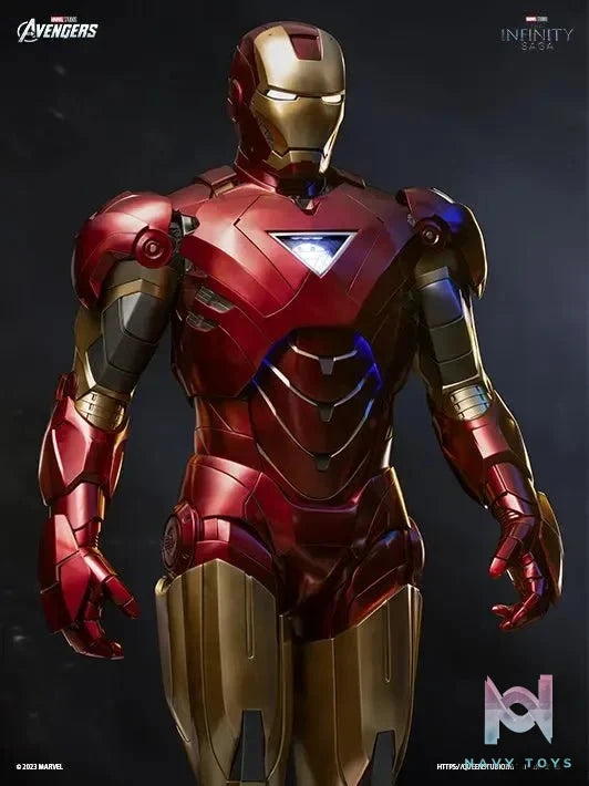 QUEEN Studio - Marvel Iron Man Mark VI 1/1 Statue (Licensed) resin statue Navy Toys anime figure