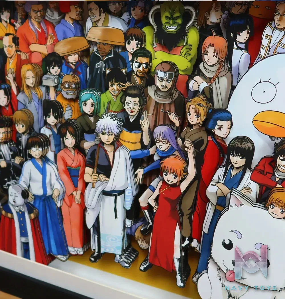 KALA HOME Studio – Gin tama Multiple Characters #02 3D Decorative Painting Gin tama