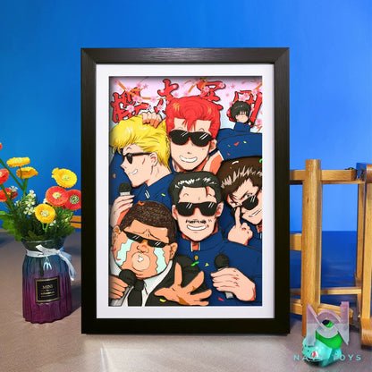 Yu Zhi Jiang Studio – Slam Dunk Multiple Characters Series #16 3D Decorative Painting Slam Dunk