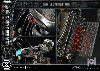 Prime 1 Studio Museum Masterline Alien vs. Predator Scar Predator MMPR-04 MMPR-04DX MMPR-04DXS