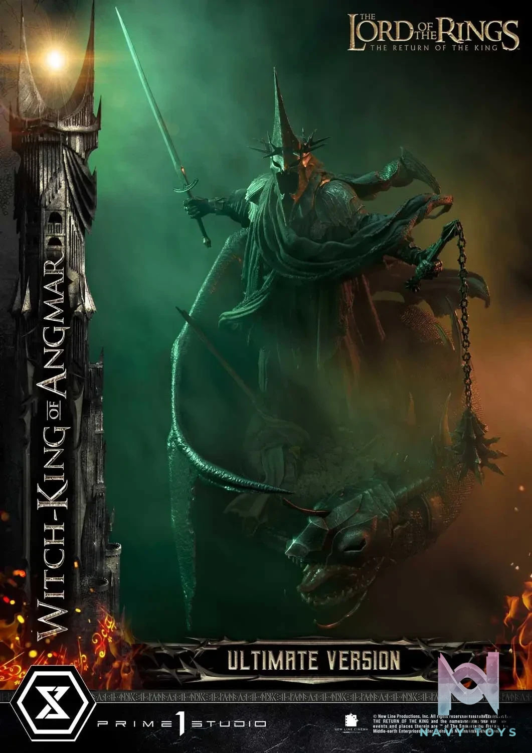 Prime 1 Studio – Premium Masterline The Lord of the Rings: The Return of the King (Film) Witch-King of Angmar PMLOTR-10 PMLOTR-10UT (Licensed)