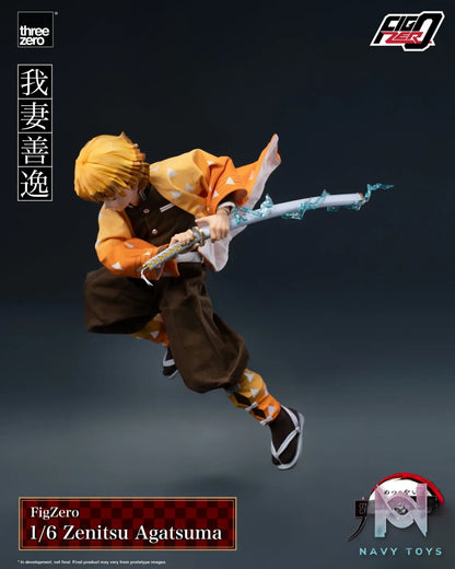 Threezero – Demon Slayer: Kimetsu no Yaiba FigZero 1/6 Zenitsu Agatsuma 3Z06690W0 (Licensed)