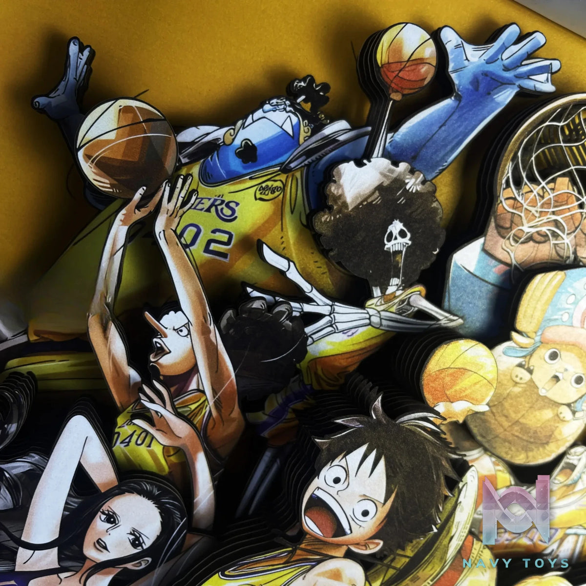 B&W Studio – Mugiwara X Lakers 3D Decorative Painting One Piece