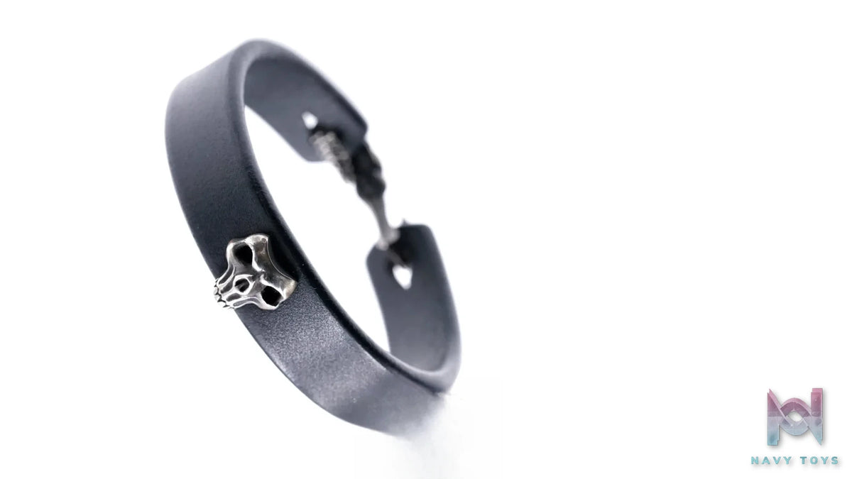 Raven Studio (silver jewelry) – Claw & Skull Leather Bracelet Original