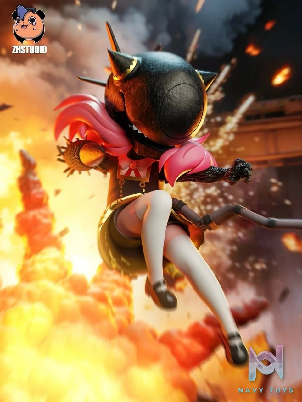 Bomb Girl Anya cos Reze - Spy x Family - ZH Studio resin statue zh studio anime figure