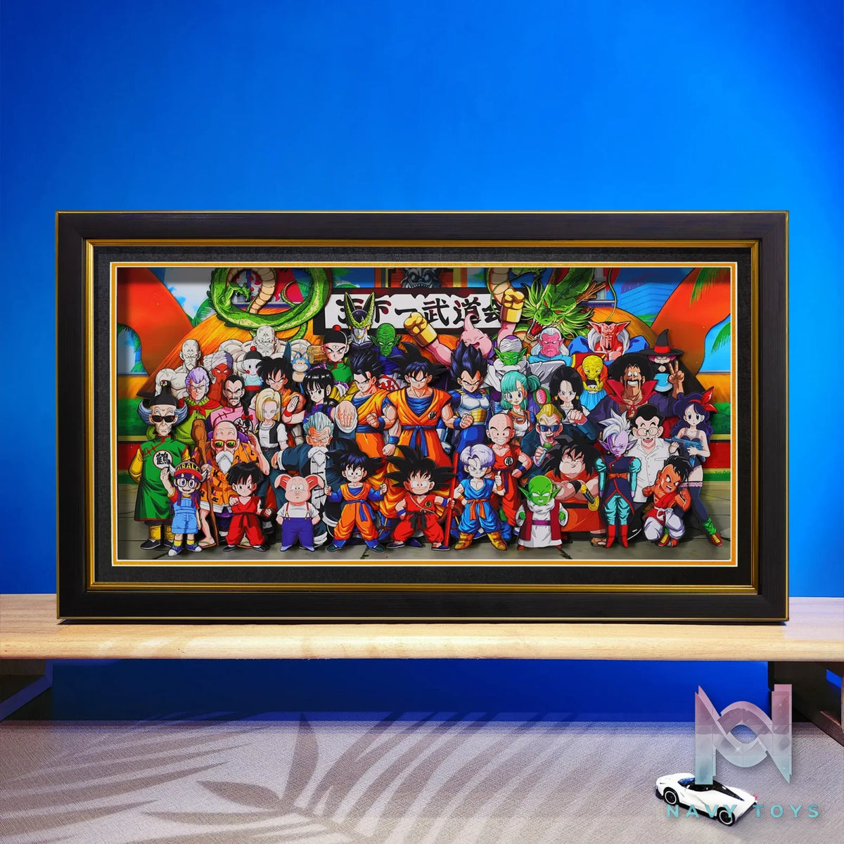 Yu Zhi Jiang Studio – Dragon Ball Multiple Characters Series #1 3D Decorative Painting Dragon Ball