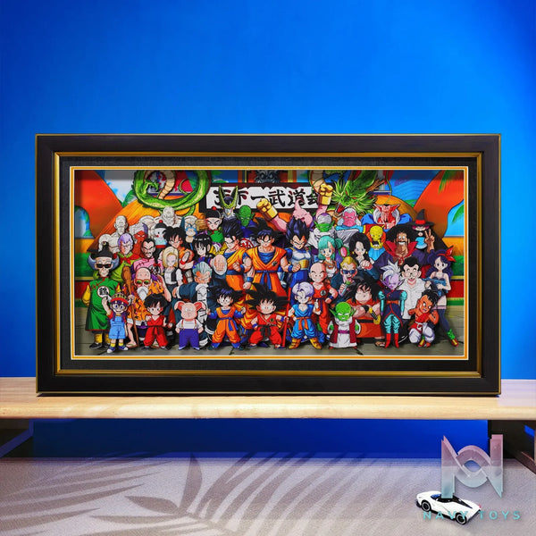 Yu Zhi Jiang Studio – Dragon Ball Multiple Characters Series #1 3D Decorative Painting Dragon Ball