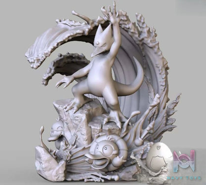 MIKO Studio – Pokémon Evolution Set #5: Golduck Evolution Set