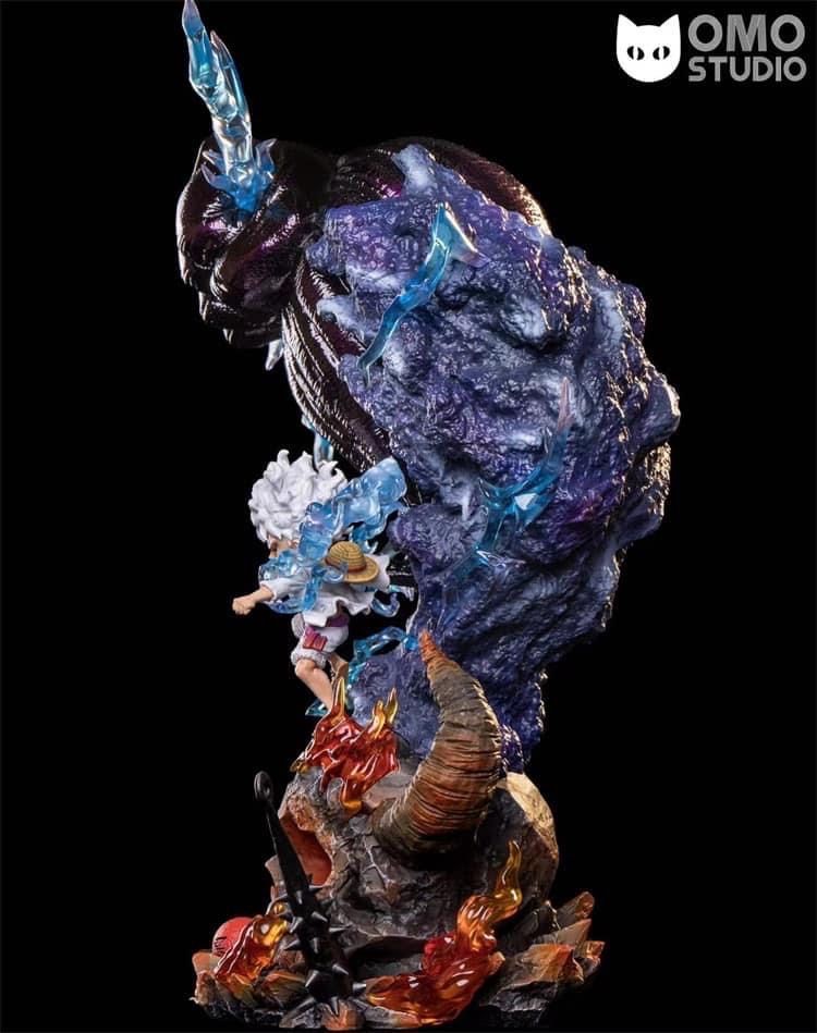 Luffy Nika resin statue OMO Studio anime figure