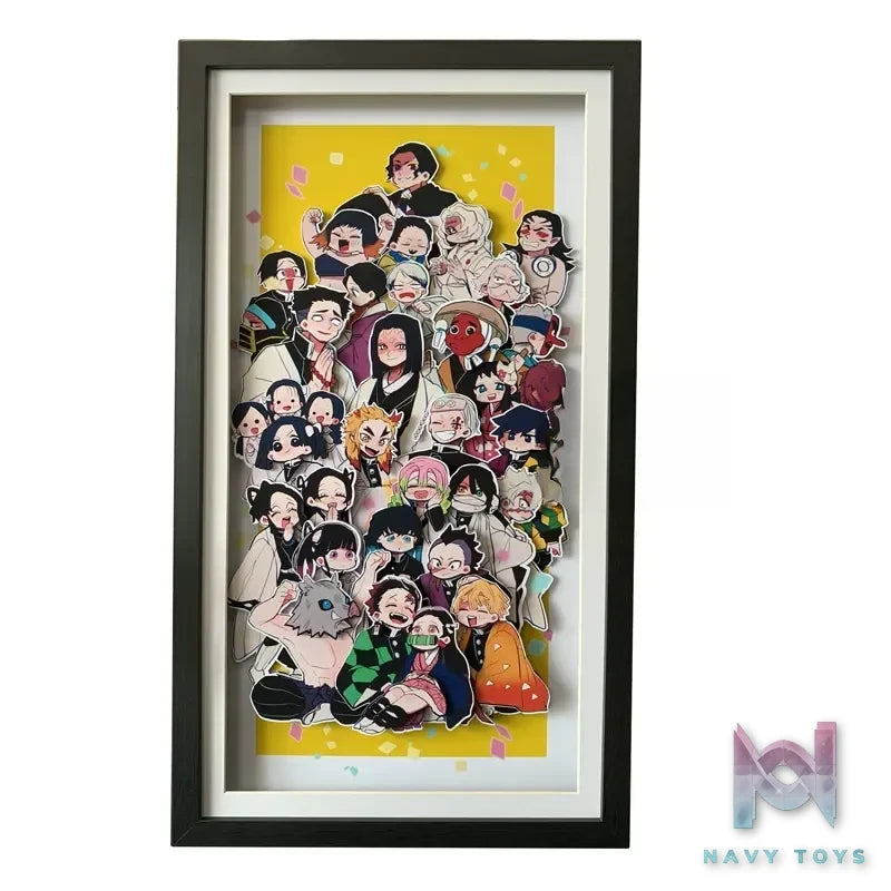 KALA HOME Studio – Demon Slayer Multiple Characters #04 3D Decorative Painting Demon Slayer