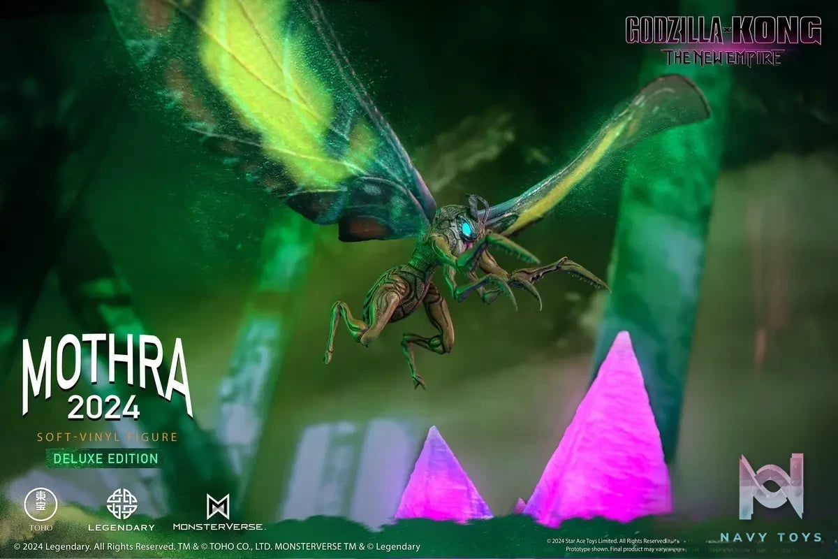 STAR ACE Toys Studio – Godzilla x Kong: The New Empire Mothra SA6058 Standard Version & SA6059 Deluxe Version (Licensed)