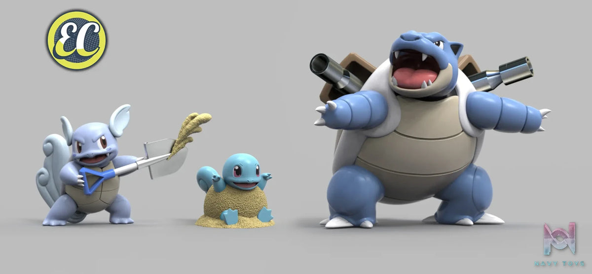 EC Studio – Pokémon Blastoise Evolution Line