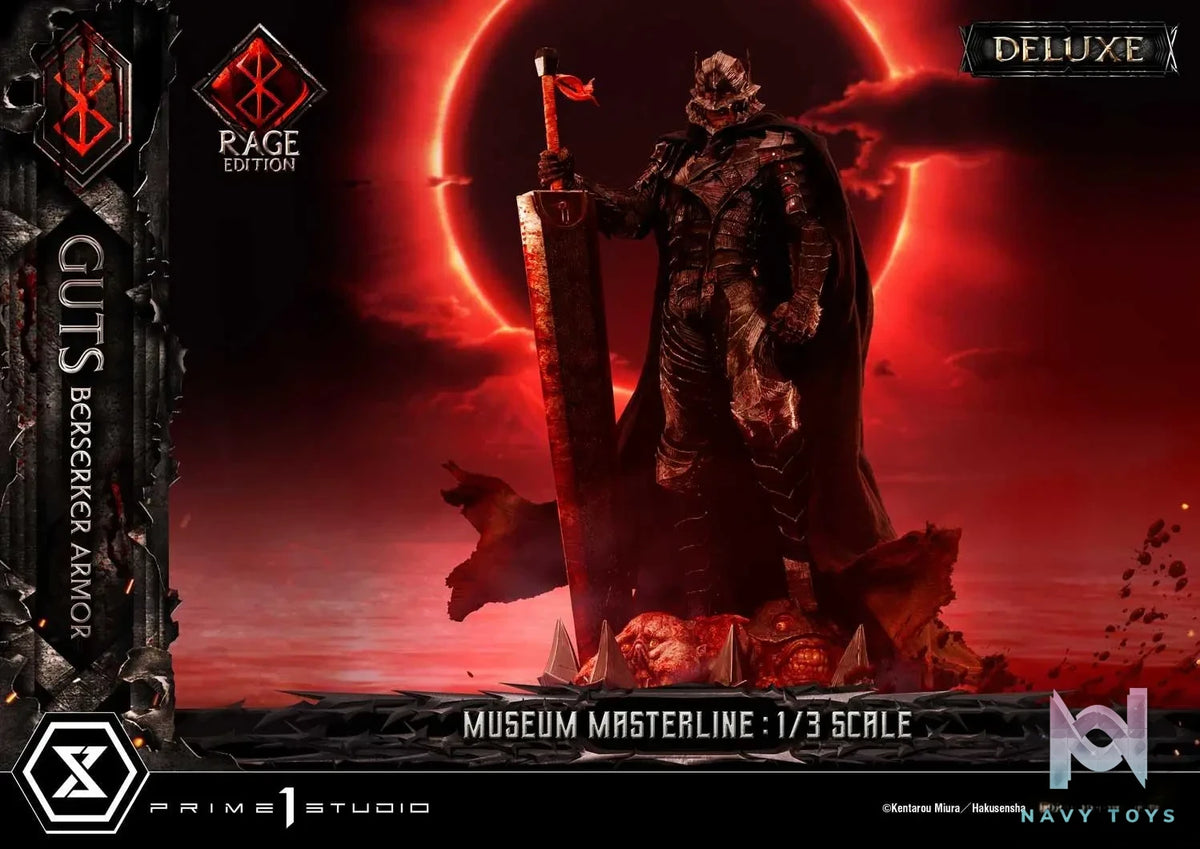 Prime 1 Studio – Museum Masterline Berserk Guts, Berserker Armor Rage Edition MMBR-03 MMBR-03DX MMBR-03DXS (Licensed)