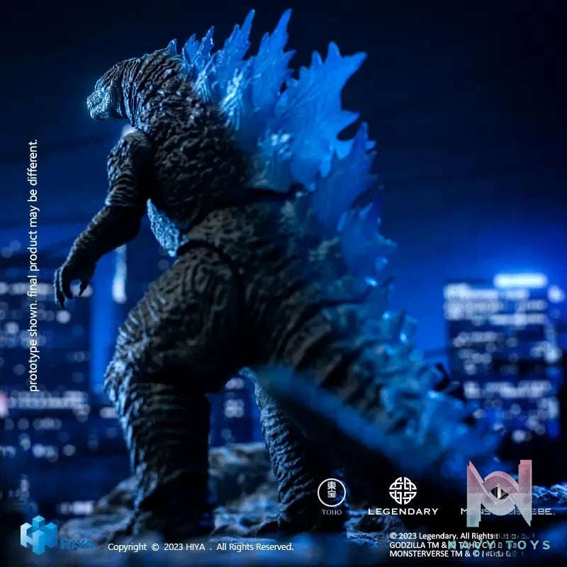 HIYA Studio – Exquisite Basic Series None Scale 7 Inch Godzilla vs Kong Heat Ray Godzilla Translucent Ver. Action Figure EBG0070