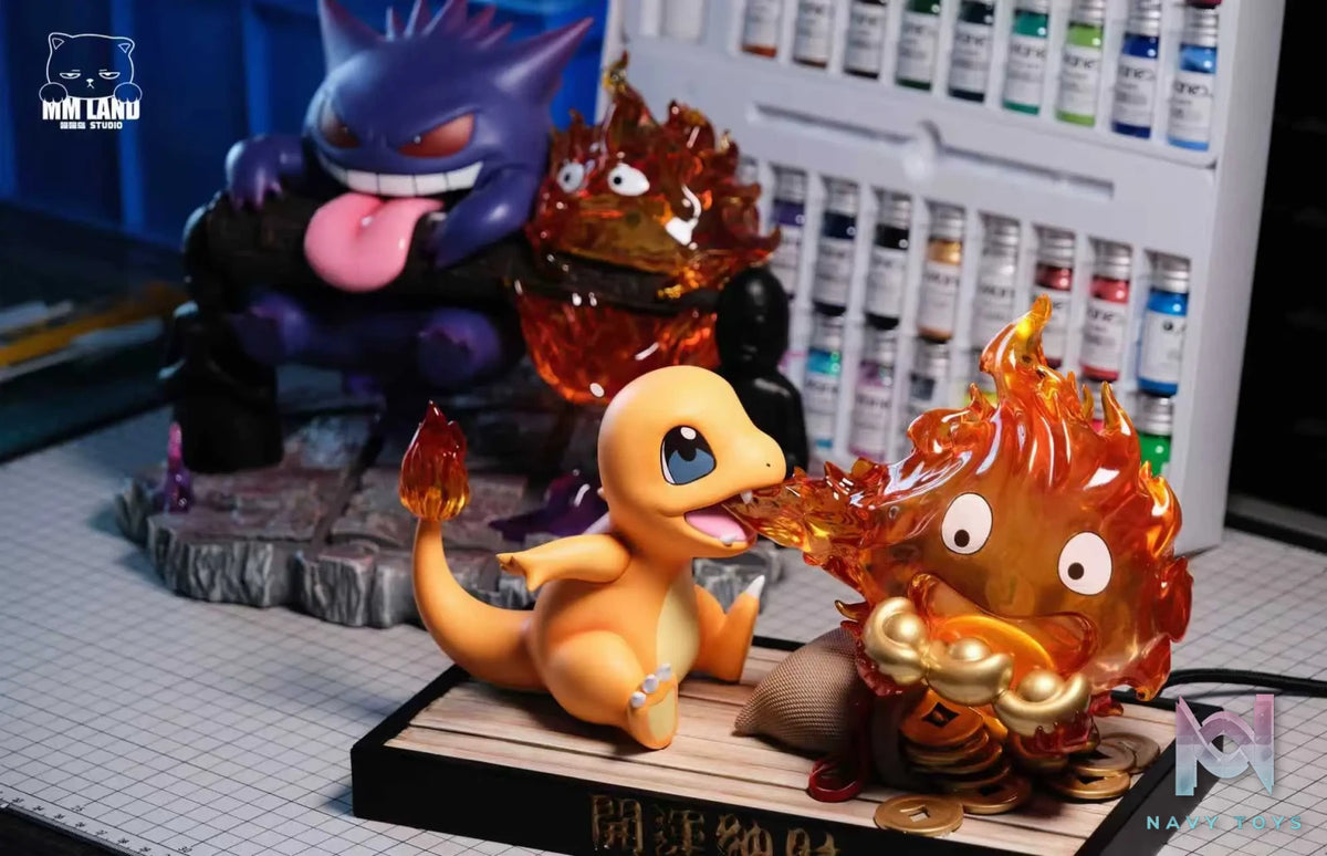 MMLAND Studio – Charmander and Calcifer Linkage Pokémon X Howl’s Moving Castle