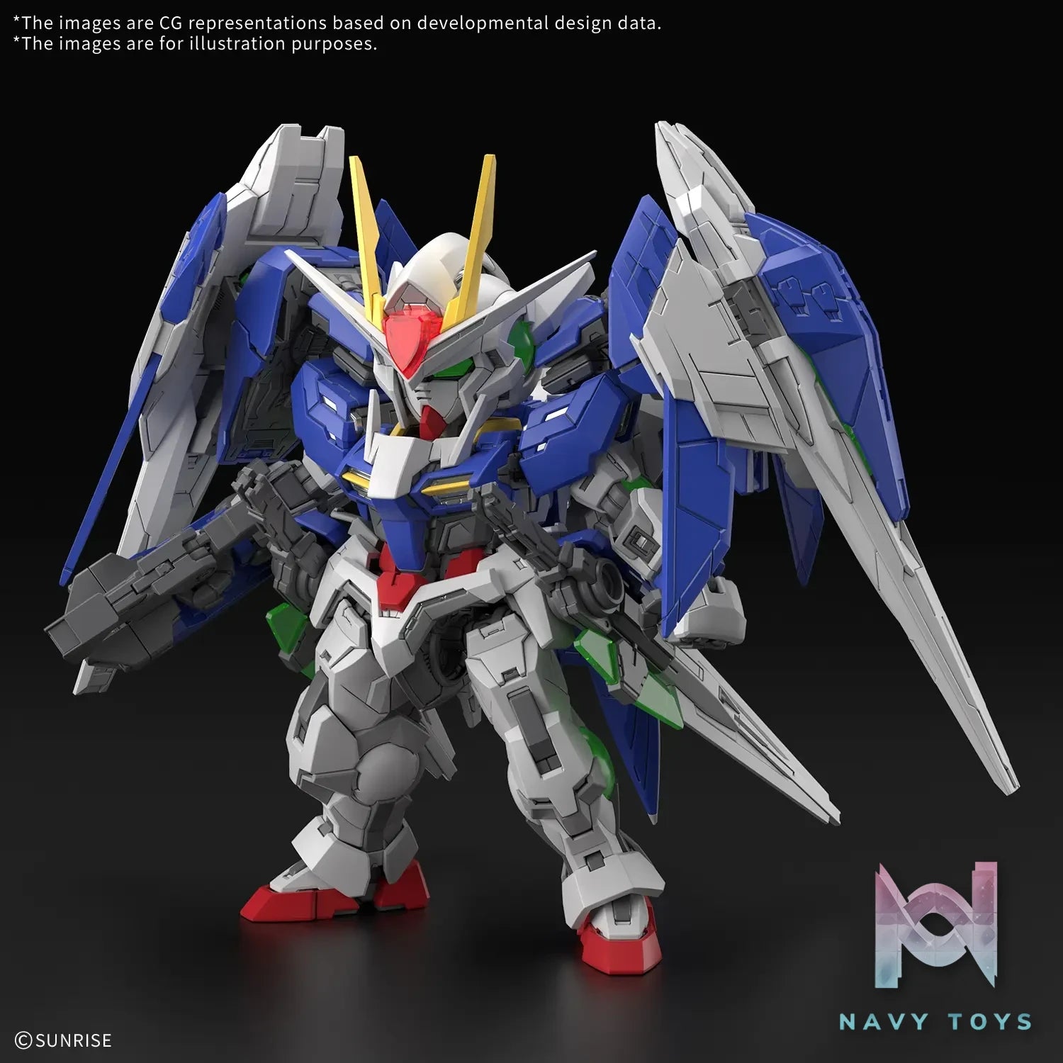 BANDAI SPIRITS – MGSD 00 RAISER (Licensed)