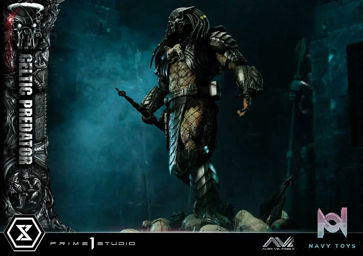 Prime 1 Studio Museum Masterline Alien vs. Predator Celtic Predator MMPR-05 MMPR-05S