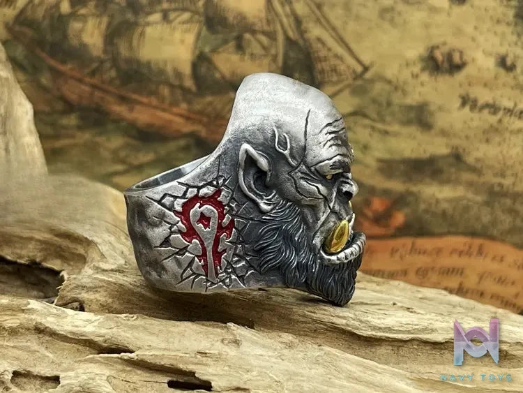Shou Jiang Studio – Original Design Warcraft Orgrim Doomhammer Ring Original