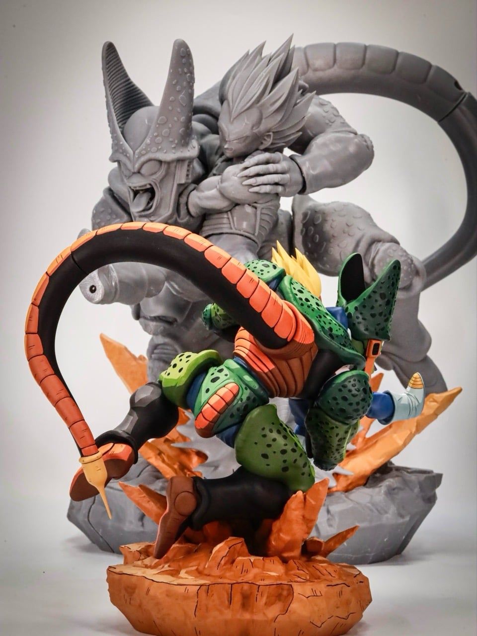 Vegeta vs Cell - Dragon Ball - Boundless Blank Studio resin statue Boundless Blank Studio anime figure