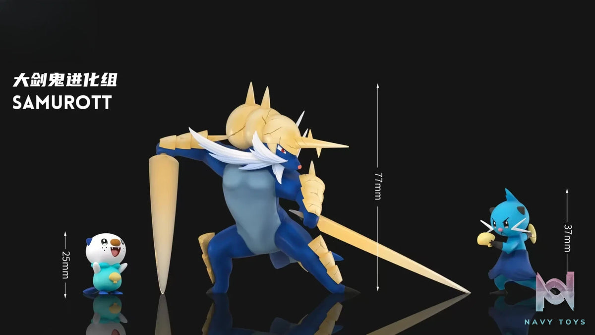 Wonder Studio – Samurott Evolution Set Pokémon