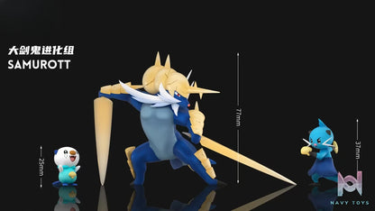 Wonder Studio – Samurott Evolution Set Pokémon