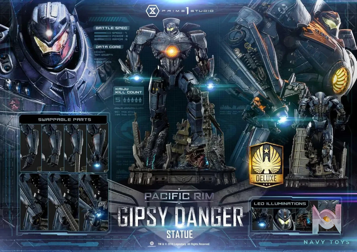 Prime 1 Studio – Ultimate Diorama Masterline Pacific Rim Gipsy Danger UDMPACRIM-01 UDMPACRIM-01DX (Licensed)