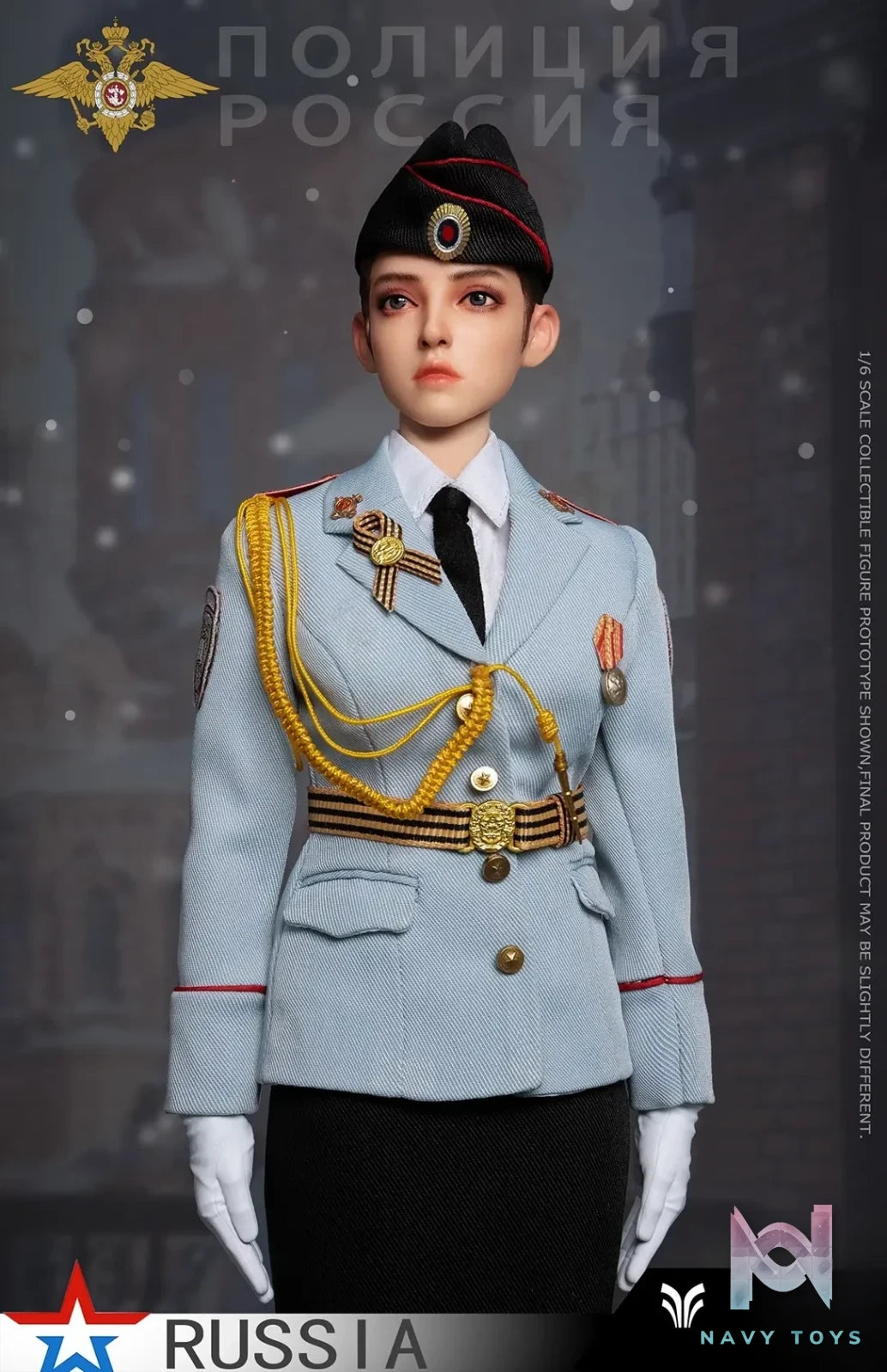FLAGSET – Original 1/6 Russian Female Soldiers Ministry of Internal Affairs FS-73054A & Ninth Women’s Military Academy FS-73054B & Aerospace Defense Forces FS-73054C (Licensed)