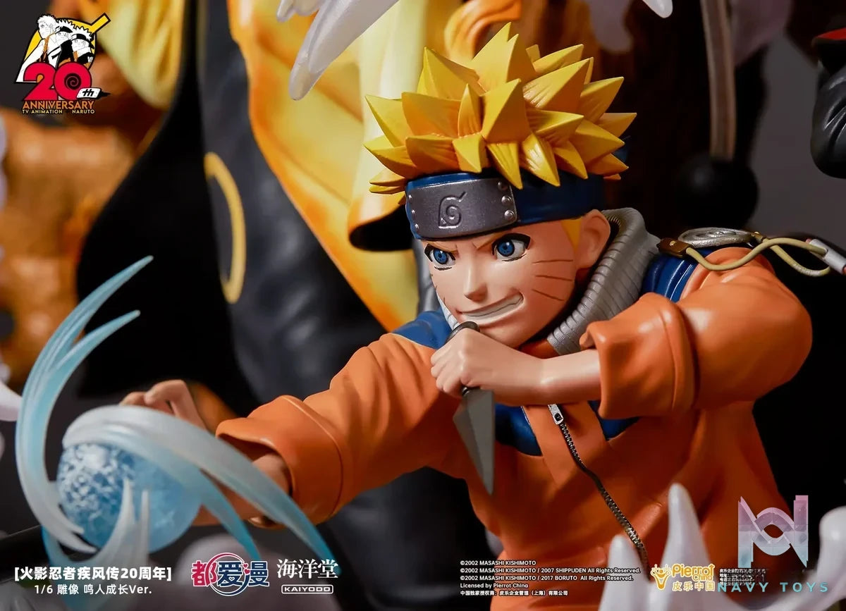 Duaim X kaiyodo - Naruto: Shippuden 20th Anniversary 1/6 Scale Statue - Naruto Growth Ver. (Licensed) resin statue Navy Toys anime figure