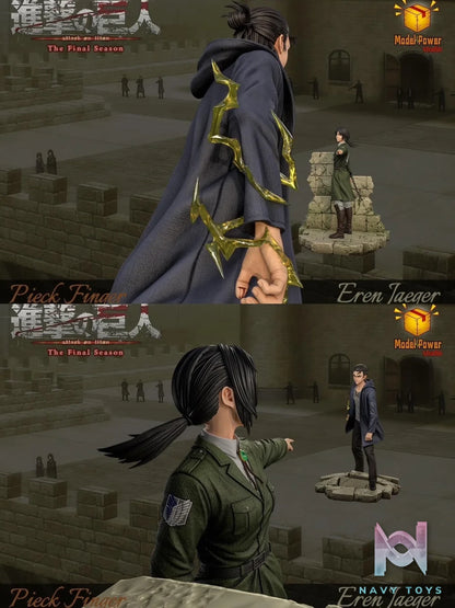 Eren Yeager & Pieck - Attack On Titan - Model Power Studio resin statue Model Power Studio anime figure