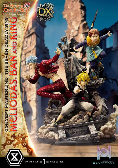 Prime 1 Studio – Concept Masterline The Seven Deadly Sins Meliodas, Ban and King CMNTZ-01 CMNTZ-01DXS (Licensed)