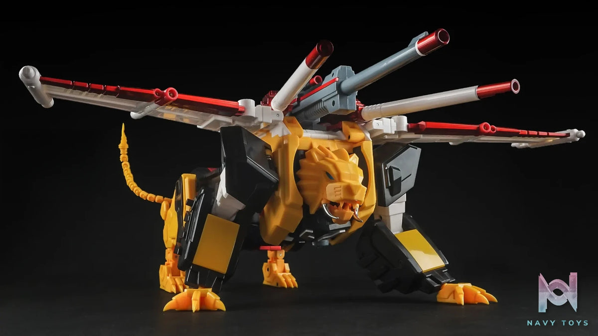 Keith’s Fantasy Club Studio – E.A.V.I. Metal Phase 8A Simba Victory Leo Transformers