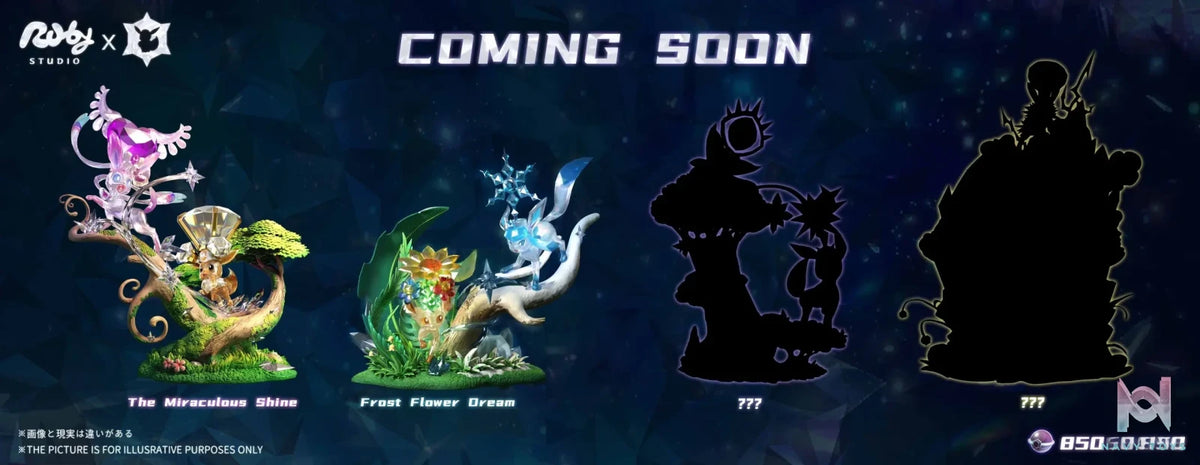 Ruby ​​Studio – Pokémon Terastal Eevee Forest #2 Leafeon & Glaceon