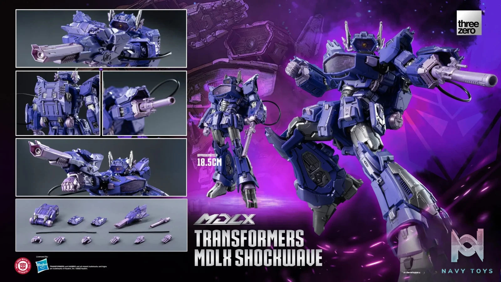 Threezero – Transformers MDLX Shockwave 3Z03410W0 (Licensed)