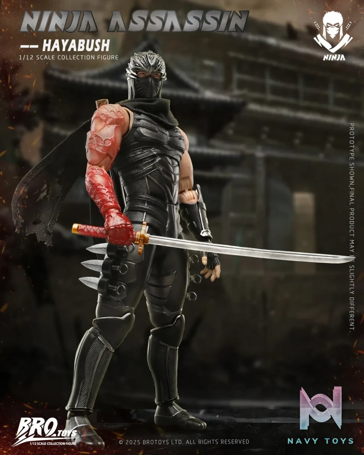 BROTOYS Studio – 1/12 Action Figure Ninja Assassin – Falcon #LR010 (Licensed)