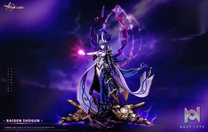 Pink Lady Studio - Raiden Shogun Genshin Impact resin statue Navy Toys anime figure