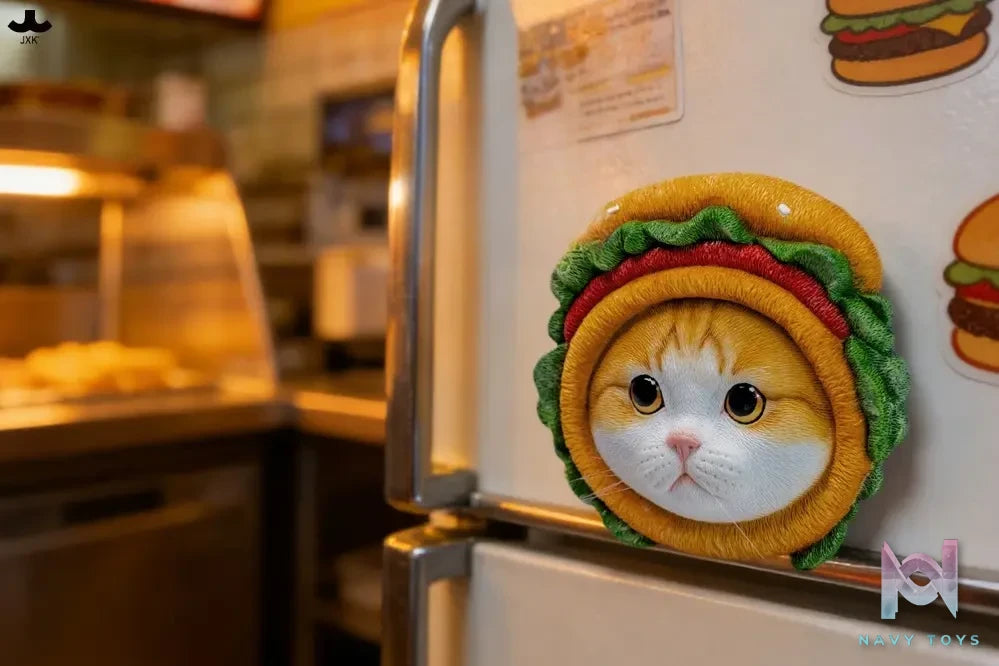 JXK – Hamburger Meow Refrigerator Patch (Licensed)