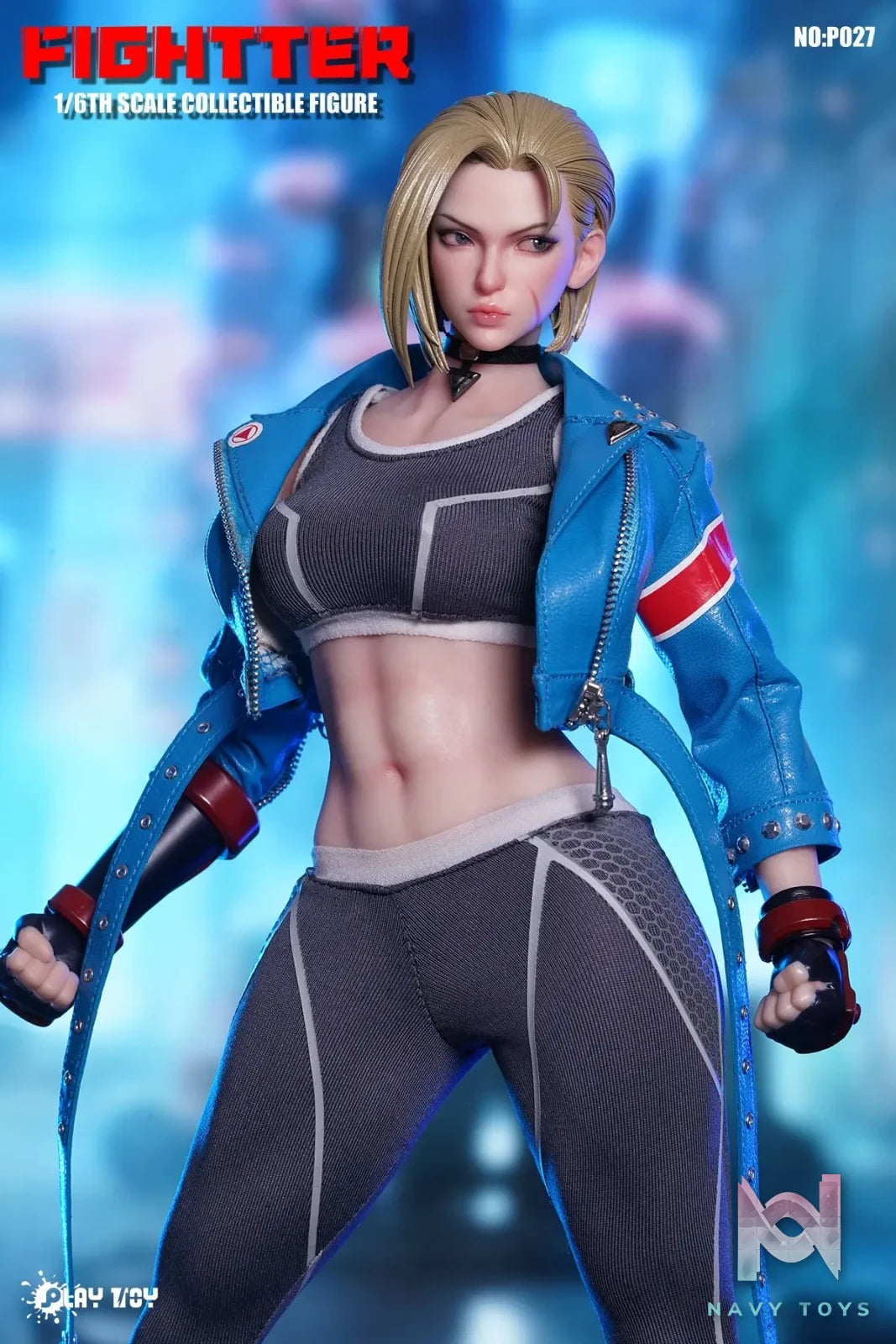 PLAY TOY – Street Fighter 1/6 Fighting Female Warrior Cammy White P027
